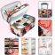 Travel Makeup Bag Organizer, Double Layer Train Case