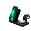 2024 Best Selling ABS 3-in-1 Desktop Portable Magnetic Wireless Charger Multifunction Charging Product