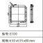 high quality heat exchangers system cooling For CAT Caterpillar E100 E120B E200B 7YF00497 Radiator Factory