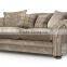 luxury velvet fabric sofa european sytle living room sofa