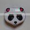 Panda shaped travel hair brush mirror