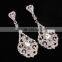 China wholesale high quality charm 92.5 sterling silverdiamond earring fashion jewelry