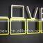 LOVE shaped wood wall shelves for kids