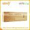 2016 Newest ultra thin customized design logo 4000mah portable natural wooden power bank