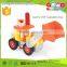 hot selling kids toys OEM kids assembling toys navvy DIY wooden truck toys for children EZ5104-1