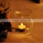 Minimalist Style Clear Glass Candle Holder
