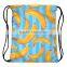 New Design 3D Printed Banana Custom Produce Blue Drawstring Bag