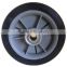 5 inch semi-pneumatic rubber wheel for trolley, shopping cart, garden cart