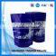 custom ziplock plastic bag clear window bottom gusset stand up zipper bag