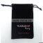 China Black large dust velvet bags wholesale in sliver logo                        
                                                Quality Choice