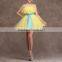 2016 OEM Service customed design fashion women short evening dress
