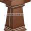 Good quality hotel wooden pulpit, hotel podium, hotel rostrum