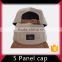 wholesale 5 panel camp cap and hat/blank flat brim 5 panel snapback hat/cap