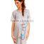 Women's Maternity Cotton Cartoon Print Nursing Nightdress