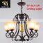 American Style Classic Iron Art Wall/Pendant Light With Pattered Lampshade For Home/Hotel/Coffee House Decoration