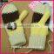 women winter knitting fur mouth lovely dress gloves heart Hang-neck girl gloves