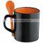 2016 Promotion Custom Ceramic Coffee Mug with Spoon                        
                                                Quality Choice