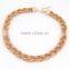 Metal Jewelry Luxurious European and American Fashion Exaggerated Leather Cord Short Necklace for Ladies