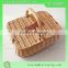 Wicker divided family picnic basket natural wicker material