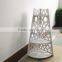 decorative wood carved outdoor garden flower shelf/flower pot shelf