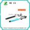 Wholesale portable bluetooth mini selfie stick, colorful monopod bluetooth selfie stick