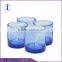 home decoration wedding decor spray color straight glass candle holders with bubble