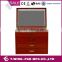 with three drawers and mirror, customized, wooden, luxury jewelry packaging box                        
                                                                                Supplier's Choice