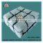 White and Black Warm Knitted Fur Blanket for Sofa and Bed