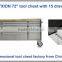 72" Stainless Steel Rolling Tool Cabinet