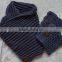 2015 fashionable women cotton knitted scarf with leg warmer