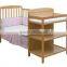 Hot sale bamboo 2 in 1 Full Size Crib and bamboo Changing Table Combo baby bed bay cot and new design changing table                        
                                                Quality Choice