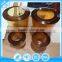 Molded custom polyurethane tapered rubber bushing for trailers