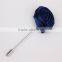 Madison Maroon Ribbon Boutonniere Flower Lapel Pin