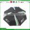 2016 high quality 21"*8K light frame aluminium 3 folding black promotion umbrella