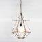 brass cage iron wire pendant lamp