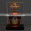 perfect elegant design custom acrylic wine display/ stand /rack /holder,single wine bottle holder