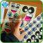 Colorful logo die cut stickers with fancy custom