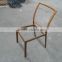 plastic bamboo like chair, patio side chair, rattan wicker bamboo chair, cafe dining chair
