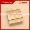BIHU golden color PC panel wireless light 2 gang 2 way switch for home use