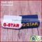 Free sample small charm clothing golves white silicone label patch