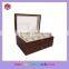 Double - layer 20 slots custom wooden watch storage box