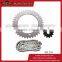 Motorcycle chain sprocket JH70 sprockets and chains CD70
