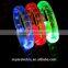 New Product 2016 Silicon Flashing LED Wristband for Valentine Day Gifts, LED Light Silicon Wristband Made in China
