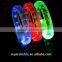 Customized design colorful luminous bracelets party flashing led wristbands                        
                                                Quality Choice