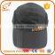 Popular printed words polyeste sport cap for men black