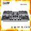5 burner glass table top gas stove