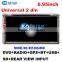 WINCE 6.0 Factory directly 2din car dvd audio video player with 6.95inch touch screen,gps,bluetooth,tv,rear view input,radio