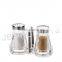 Acrylic salt pepper shakers with stainless cover