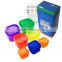 Live Smart Kitchen 7 Piece Portion Control Containers with Guide. 100% Leak Free, Multi-Colored System. Comparable to 21 Day Fix