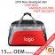 custom duffel bag organizer with shoe compartment for fitness bags